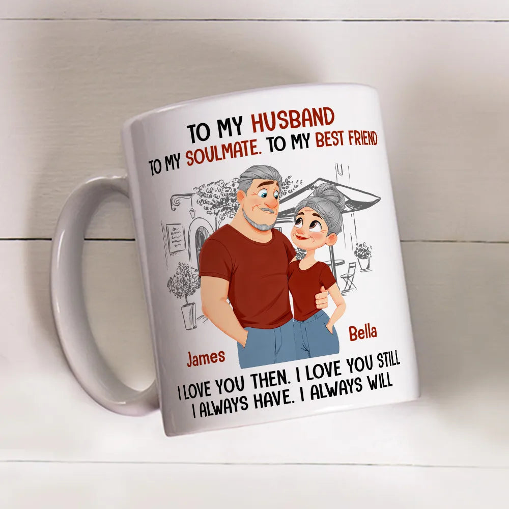 Personalized Husband Soulmate Mug for Couples - Anniversary Gift Cup MagicInPrints
