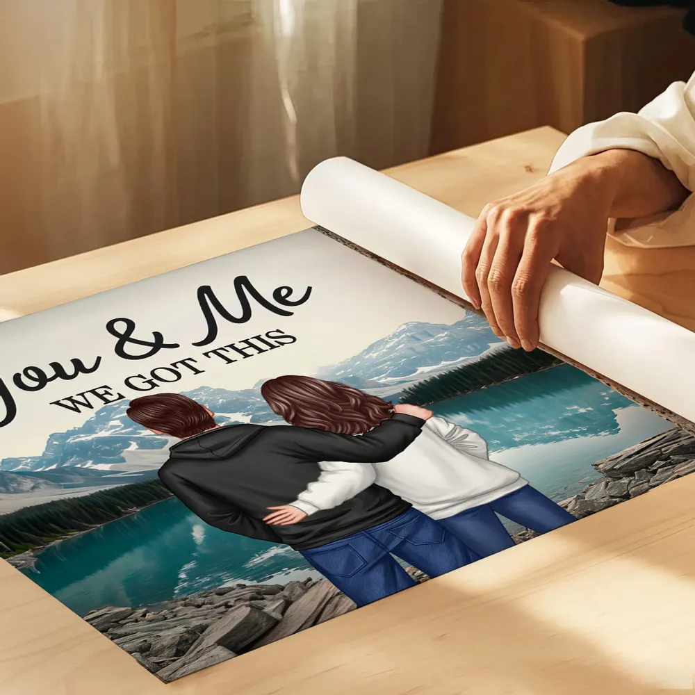 Personalized Couple Canvas Art for Partners - Romantic Home Decor Poster or Canvas MagicInPrints