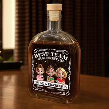 Load image into Gallery viewer, Best Friends We Go Together Like Drunk And Disorderly – Personalized Whiskey Bottle – Gift for Best Friends Whiskey Bottle MagicInPrints

