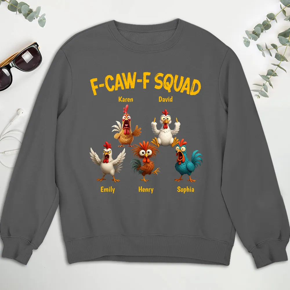 Personalized Chicken Squad T-Shirt for Adults - Funny Holiday Gift Cloth MagicInPrints