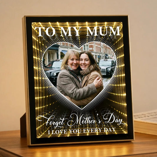 Personalized LED Heart Frame for Mom - Mother's Day Gift Plaque MagicInPrints
