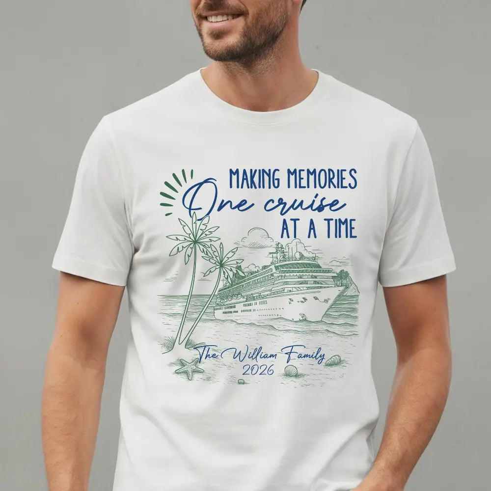 Personalized Cruise Vacation T-Shirt for Families - Making Memories Cloth MagicInPrints