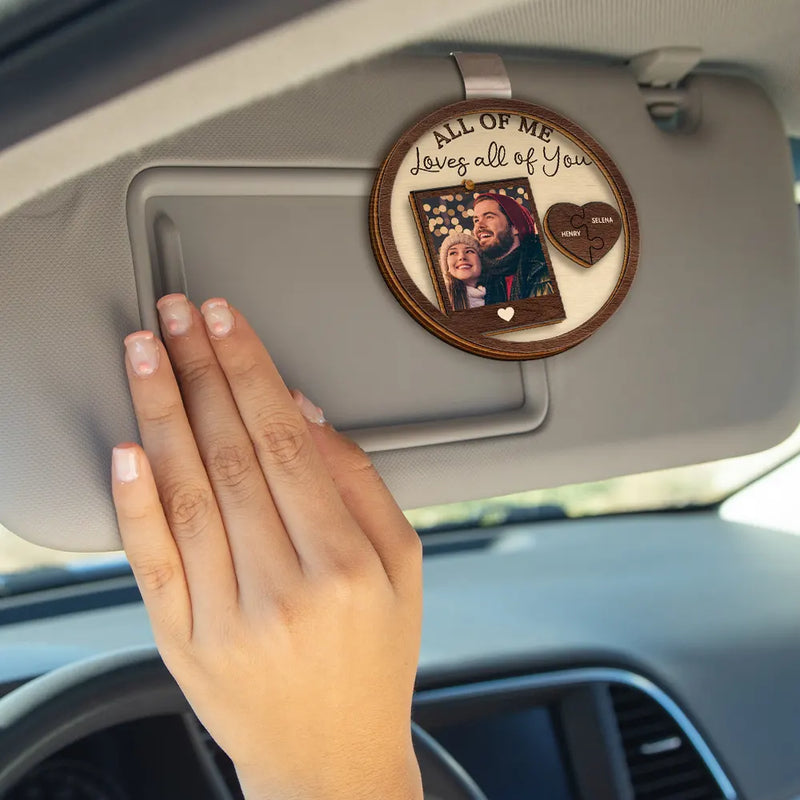 Personalized Car Rearview Mirror Hanging Ornament for Couples - Drive Safe Gift Car Hanger MagicInPrints