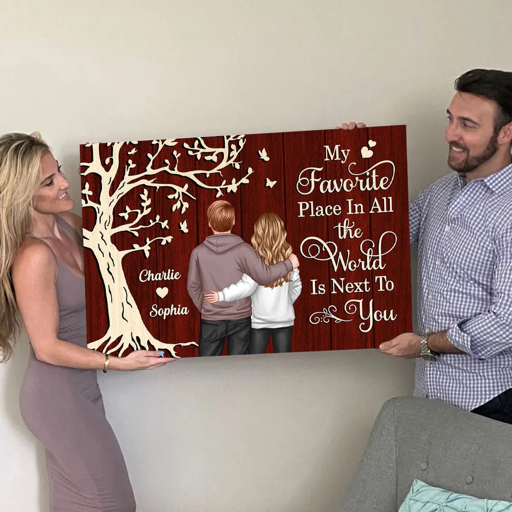 Personalized Couple Wall Art for Lovers - Sentimental Home Decor Gift Poster or Canvas MagicInPrints
