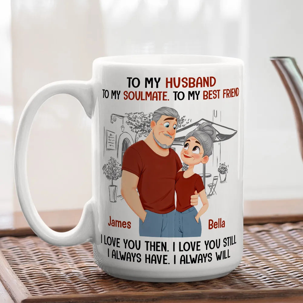 Personalized Husband Soulmate Mug for Couples - Anniversary Gift Cup MagicInPrints