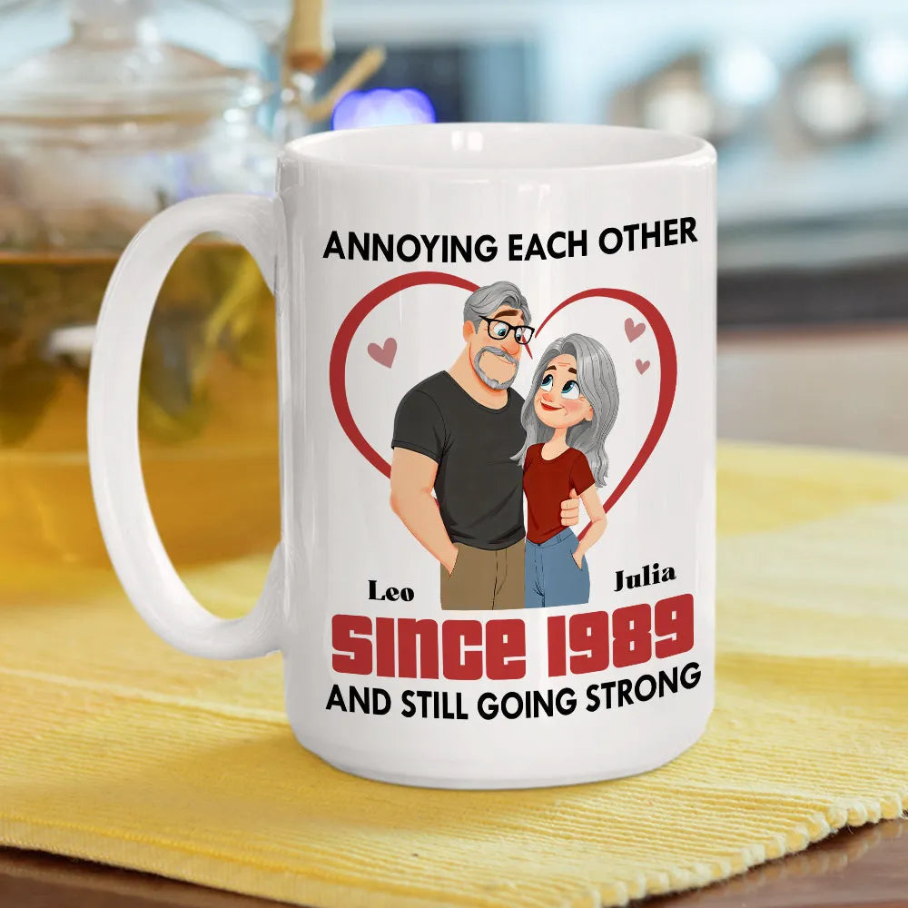Personalized Couple Mug for Anniversaries - Funny and Sentimental Gift Cup MagicInPrints