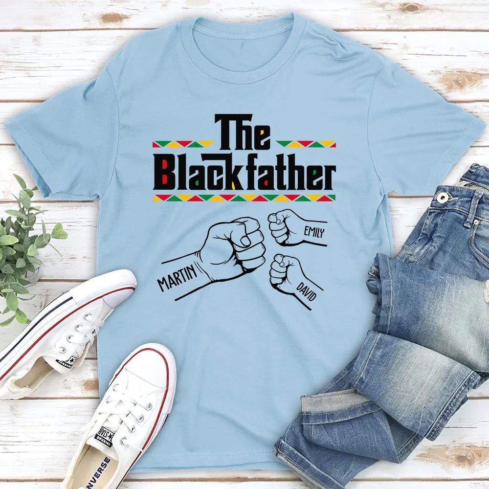 Personalized Family T-Shirt for Dad - The Blackfather Design Cloth MagicInPrints