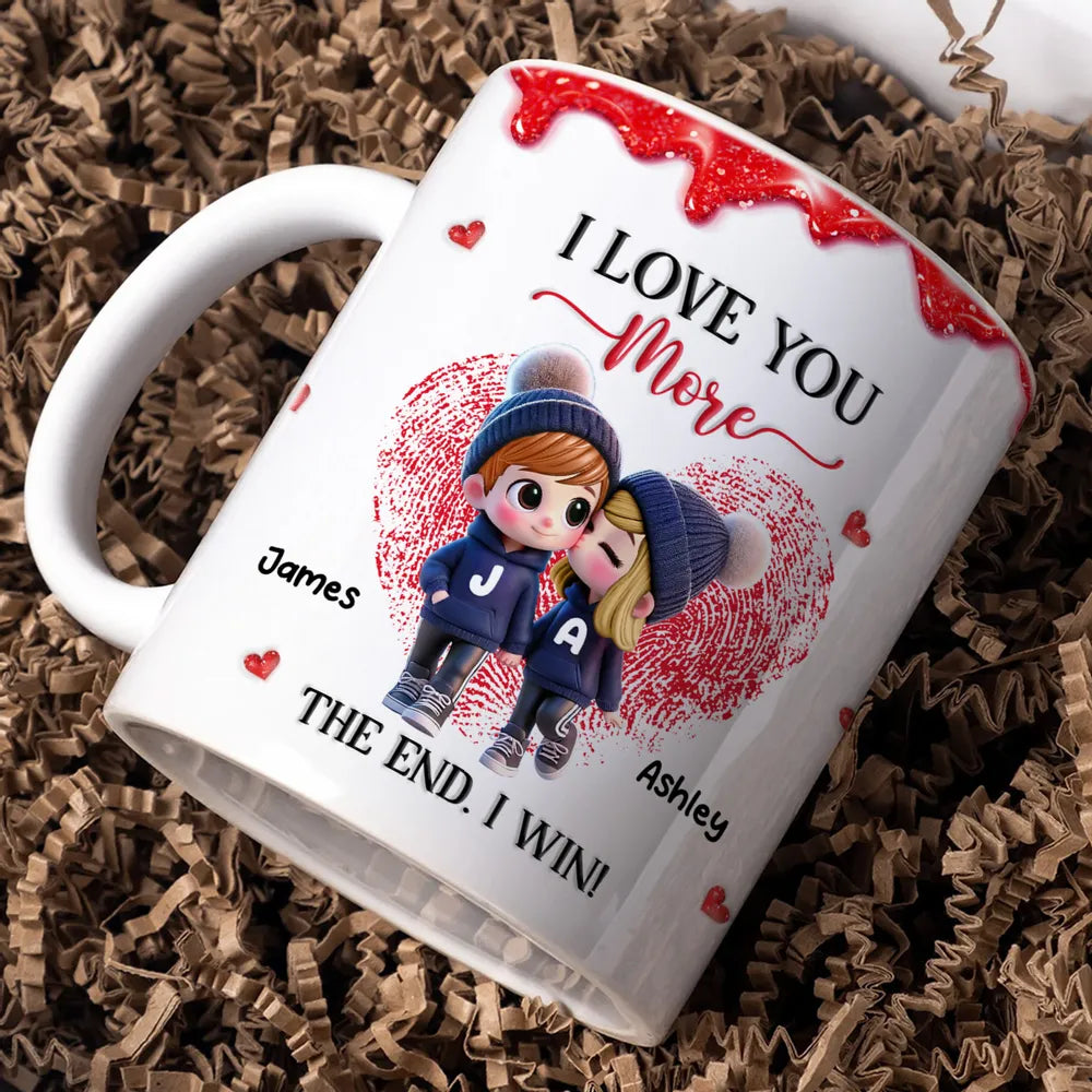 Personalized Romantic Couple Mug for Partners - Love Gift Cup MagicInPrints