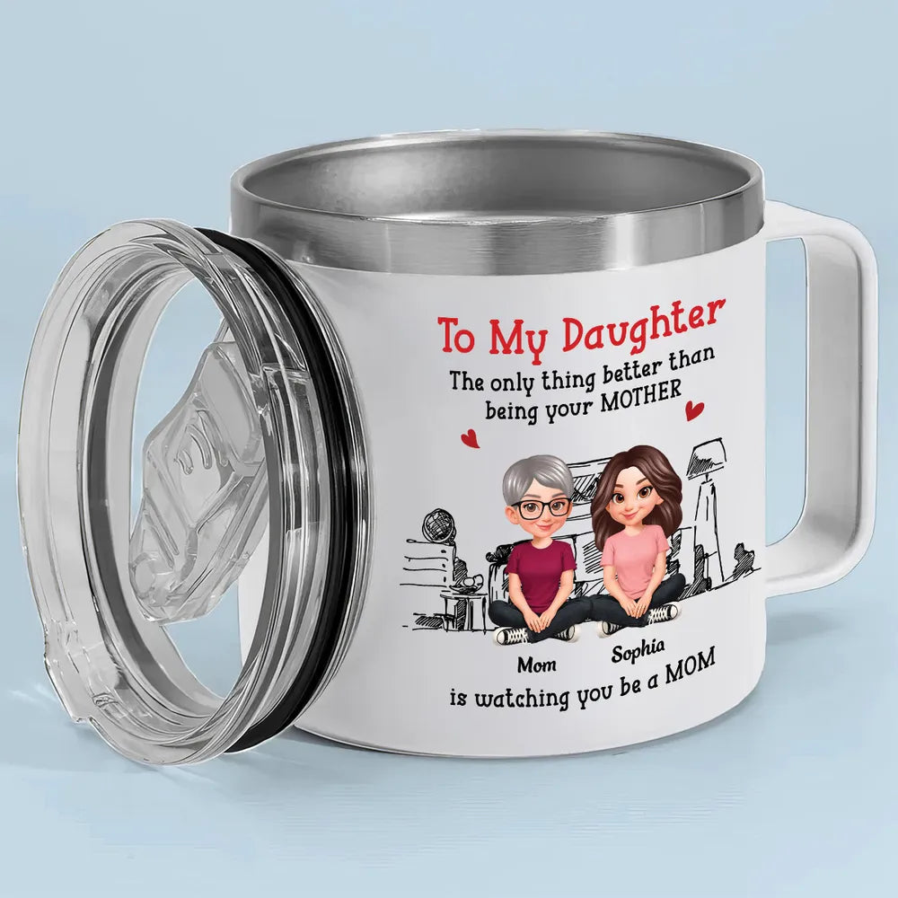 Personalized Mug for Daughter - Heartfelt Message from Mom - Sentimental Gift Cup MagicInPrints