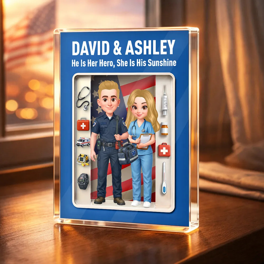 Custom Acrylic Block for Medical Professionals - Celebrating Healthcare Heroes Plaque MagicInPrints