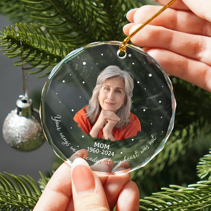 Personalized Memorial Ornament for Dad - Heartfelt Remembrance Gift Ornament MagicInPrints