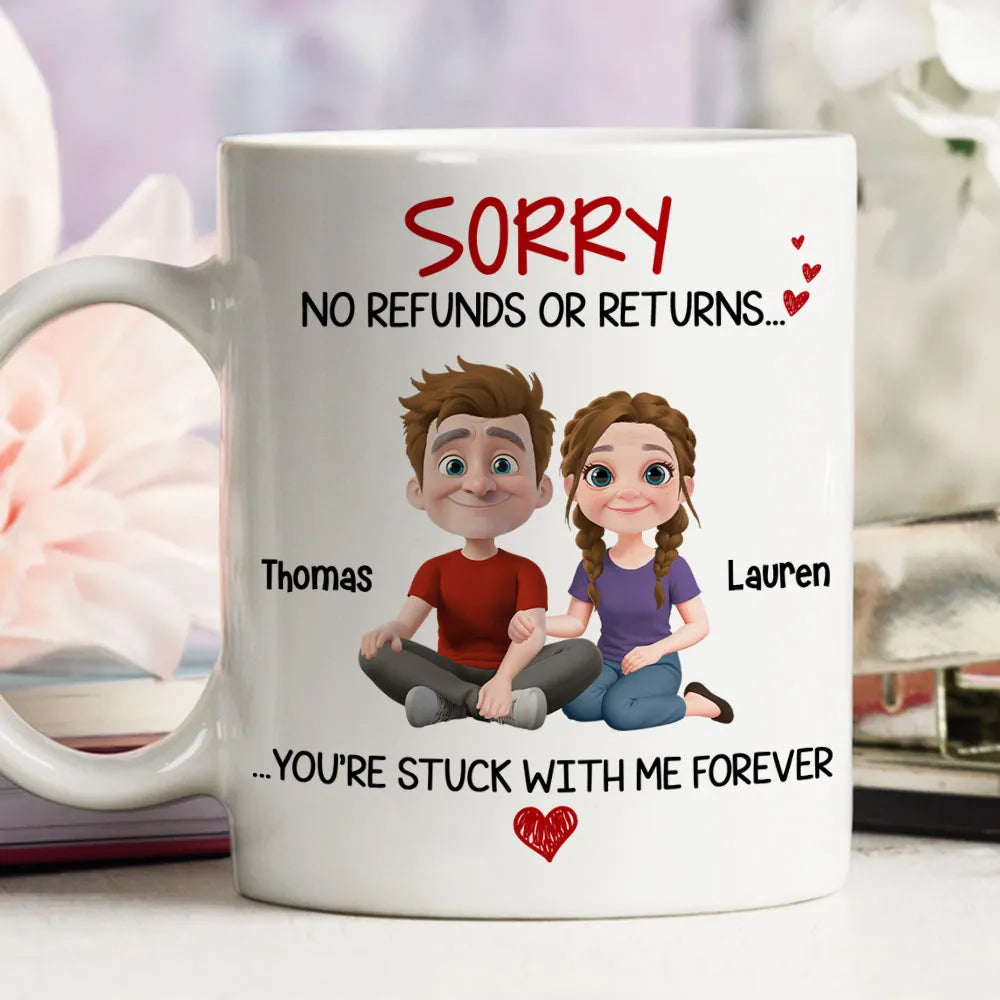 Personalized Couple Mug for Partners - Funny Romantic Gift Cup MagicInPrints