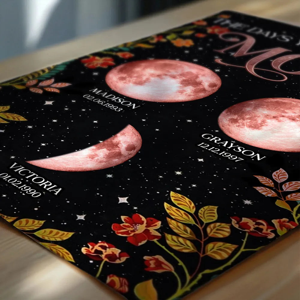 Personalized Moon Phase Print for Mom - Sentimental Gift for Mother's Day or Birthday Poster or Canvas MagicInPrints