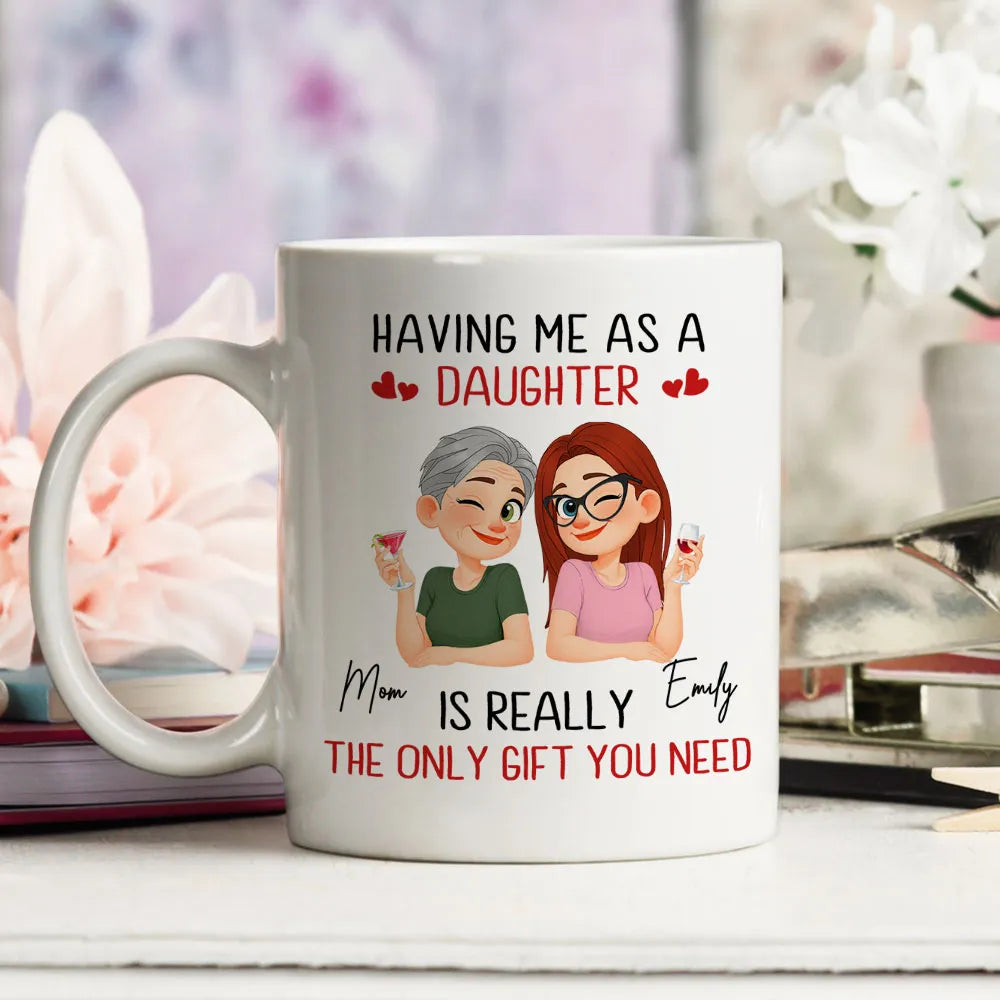 Personalized Coffee Mug for Mom - Funny Daughter Gift for Mother's Day Cup MagicInPrints