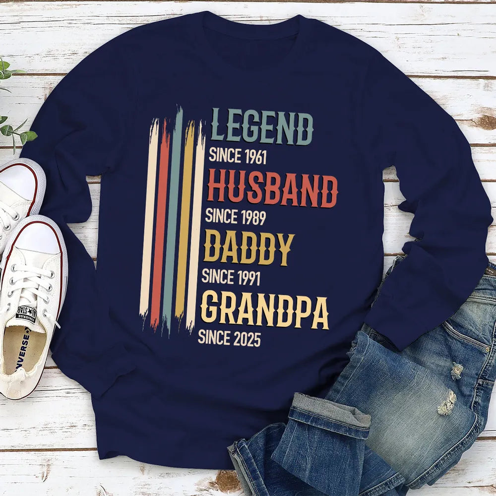 Personalized Family Timeline T-Shirt for Men - Father's Day Gift Cloth MagicInPrints