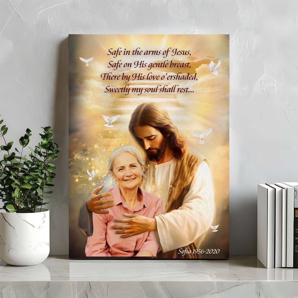 Personalized Jesus Canvas Print - Custom Photo Gift Poster & Canvas PopCulturePrints