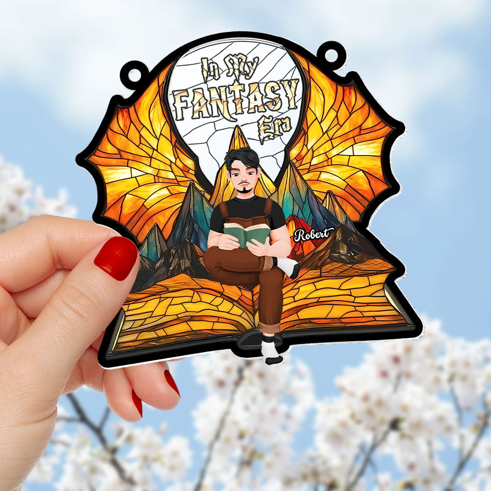 Personalized Fantasy Book Lover Suncatcher Ornament Ornament PopCulturePrints