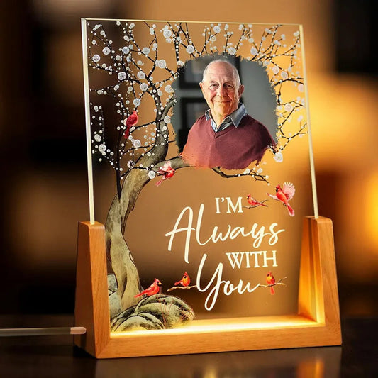 Personalized Memorial Acrylic Photo Frame for Loved Ones - Sentimental Gift Plaque MagicInPrints