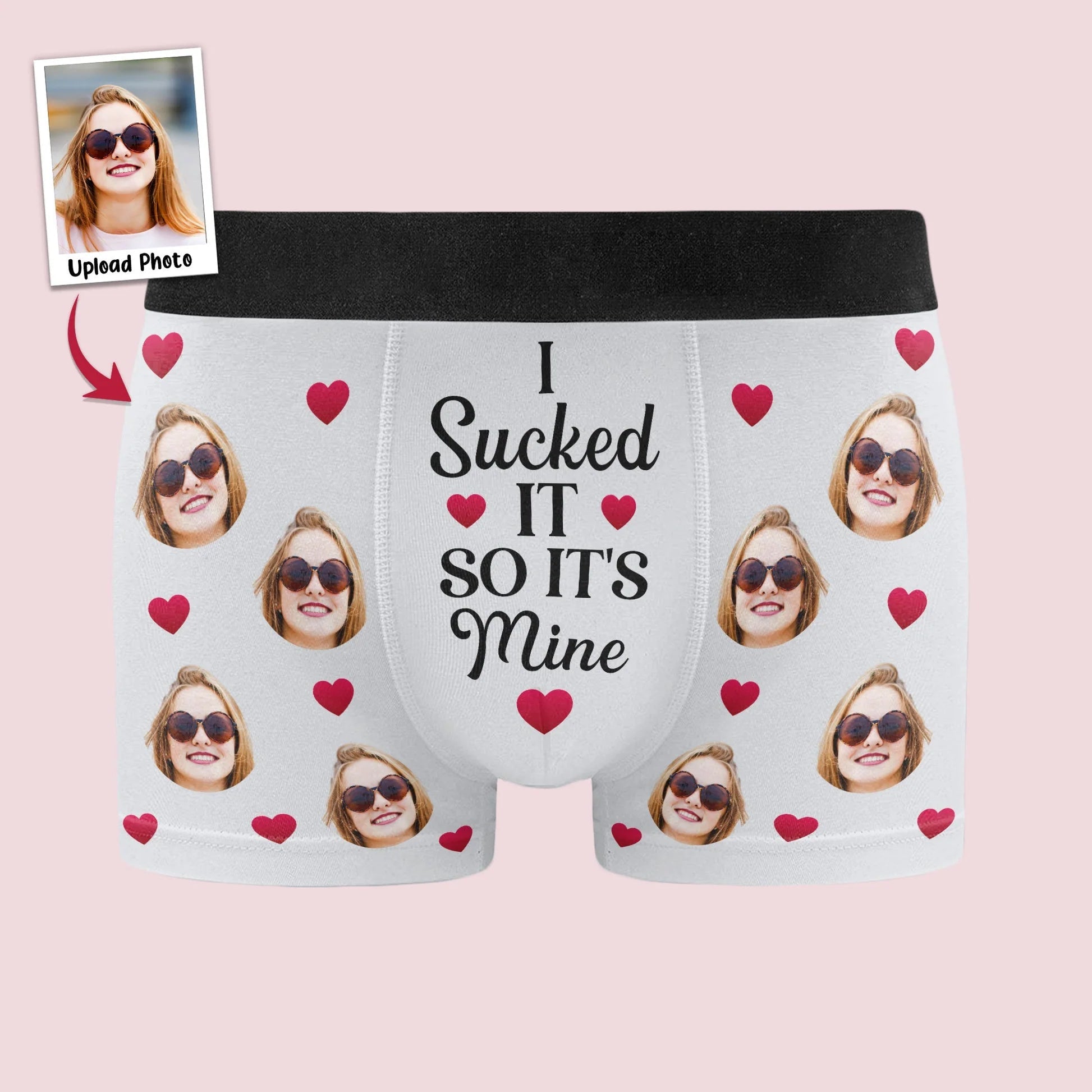 Custom Face Boxer Briefs for Couples - Funny Romantic Gift Underwear MagicInPrints