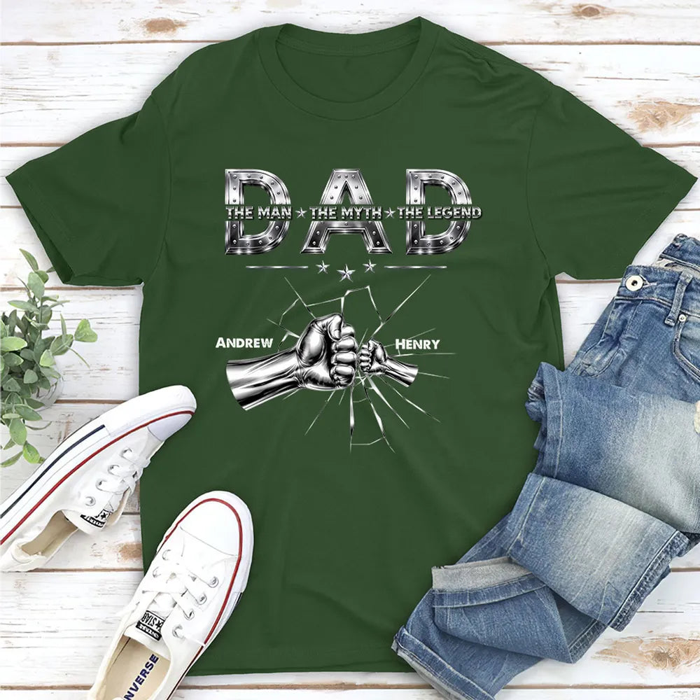 Personalized Dad T-Shirt for Fathers - The Man Myth Legend Design Cloth MagicInPrints