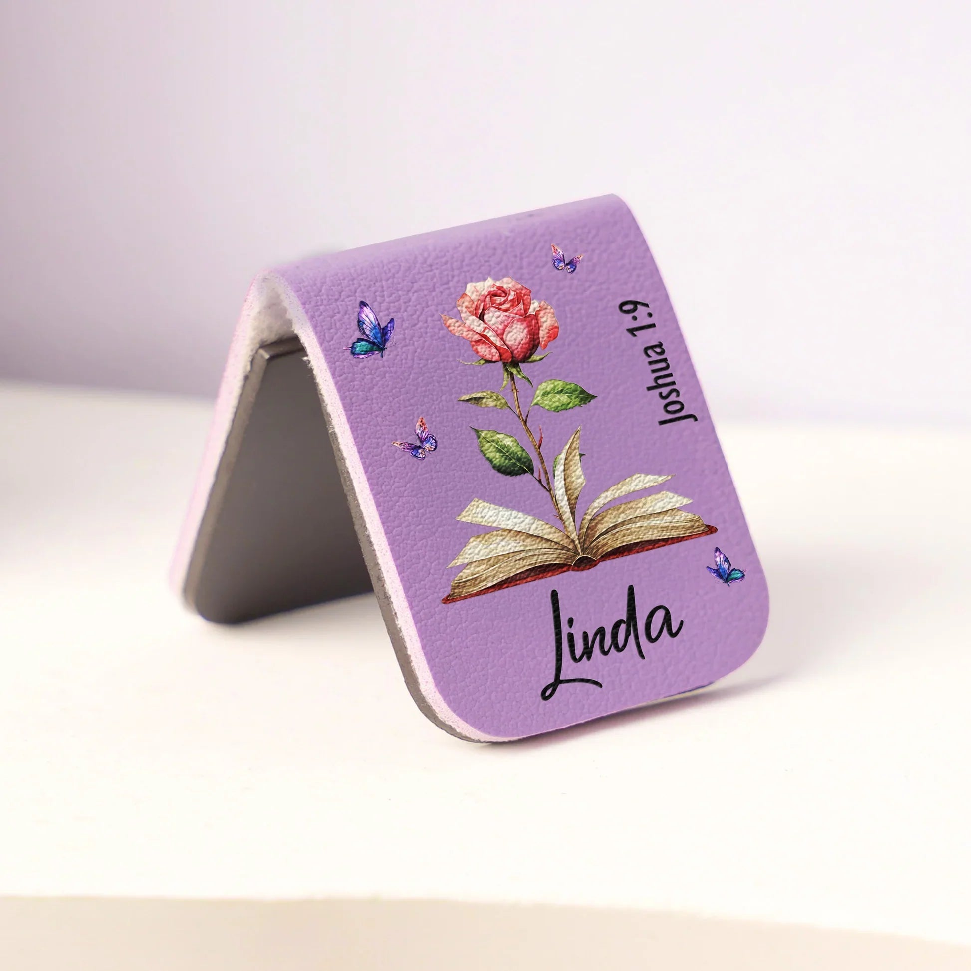 Personalized Leather Bookmarks for Women with Floral Design and Bible Verses - Ideal Gift for Book Lovers Stationery MagicInPrints