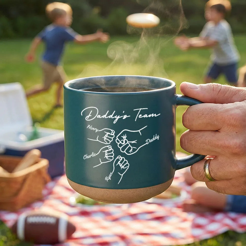Personalized Family Mug for Dad - Custom Names Coffee Cup - Father's Day Gift Cup MagicInPrints