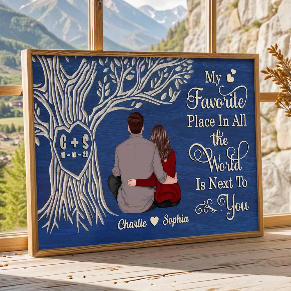 Personalized Couple Wall Art for Home Decor - Romantic Gift Poster or Canvas MagicInPrints