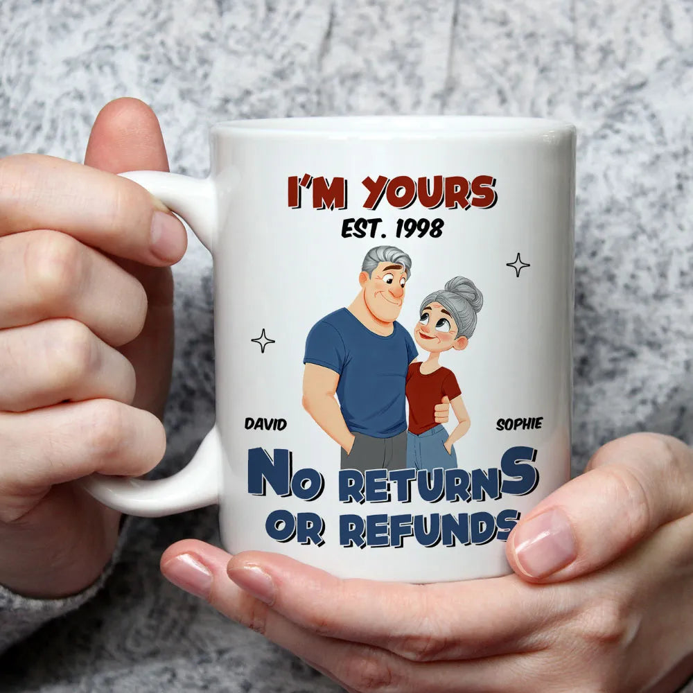 Personalized Couple Mug for Anniversary - Funny 'I'm Yours' Design Cup MagicInPrints