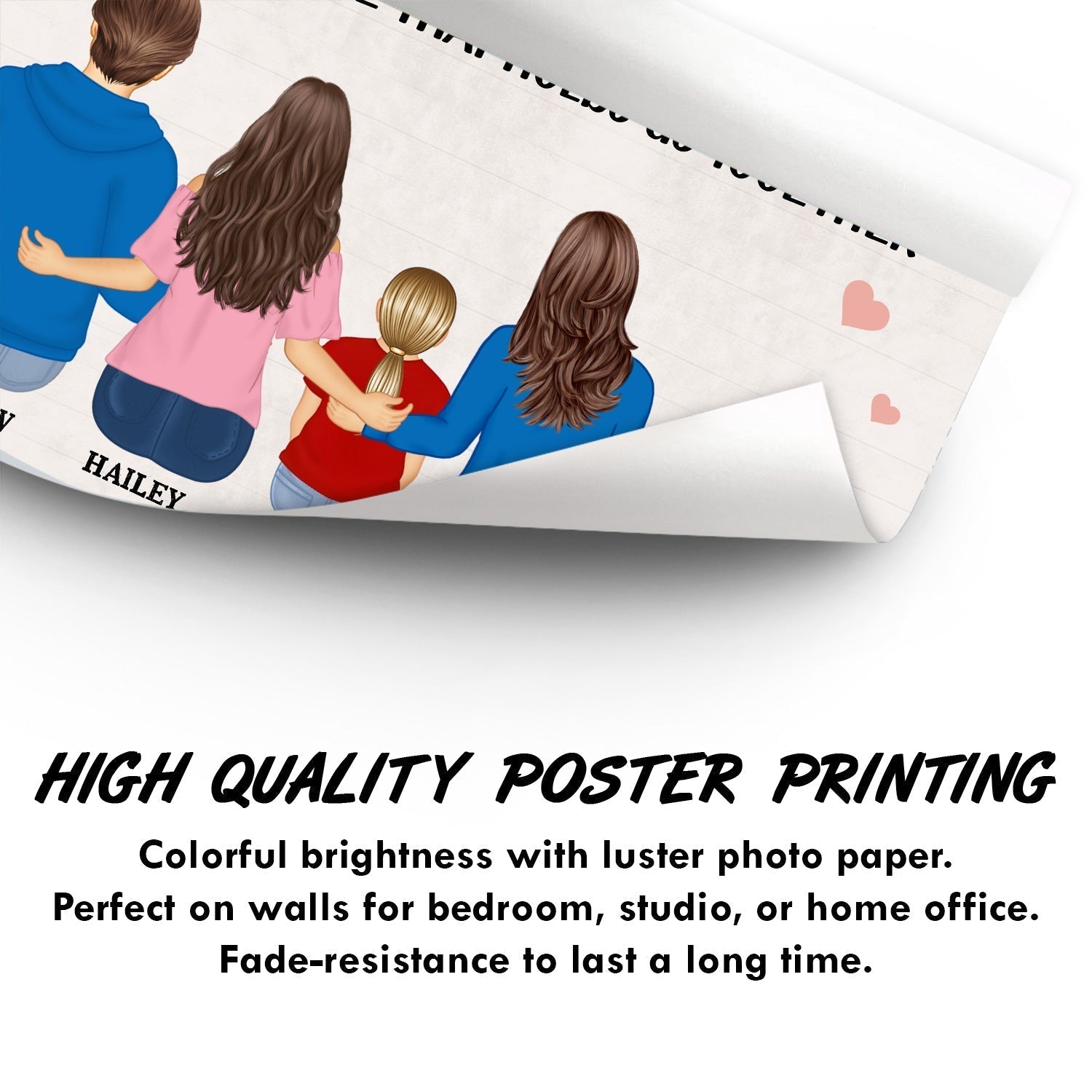 Personalized Family Canvas Wall Art for Mom - Sentimental Gift for Mother's Day Poster or Canvas MagicInPrints