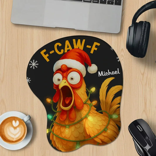 Personalized Funny Chicken Mouse Pad for Office - Holiday Gift Office Products MagicInPrints