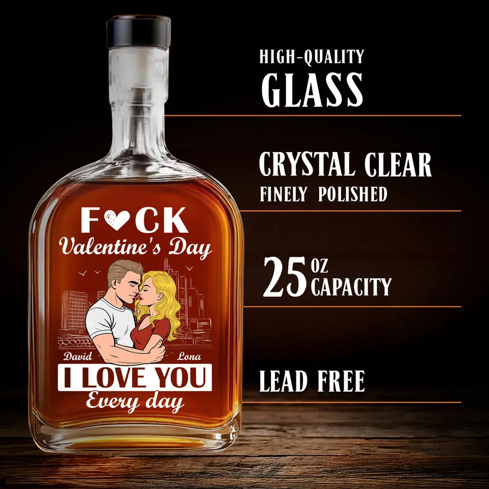 Personalized Whiskey Decanter for Couples - Everyday Love Gift Kitchen Supplies MagicInPrints