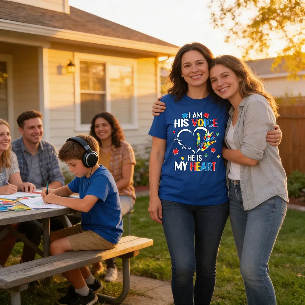 Personalized Autism Awareness T-Shirt for Parents - Heartfelt Message Cloth MagicInPrints