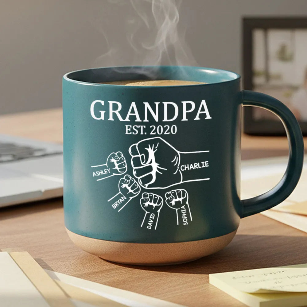 Personalized Grandpa Mug for Family - Custom Names Gift for Father's Day Cup MagicInPrints