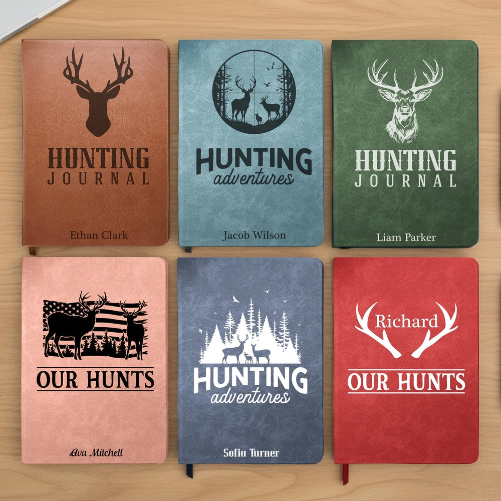Personalized Hunting Journal for Outdoor Enthusiasts - Custom Name Gift Stationery MagicInPrints