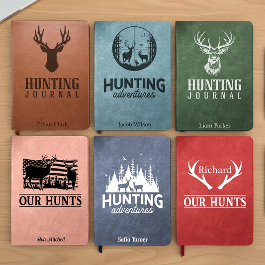 Personalized Hunting Journal for Outdoor Enthusiasts - Custom Name Gift Stationery MagicInPrints