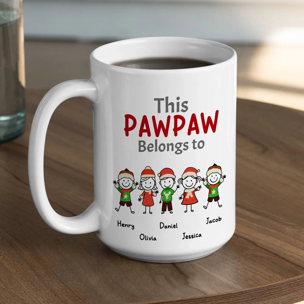 Personalized Grandpa Mug for Christmas - Custom Family Gift Cup MagicInPrints