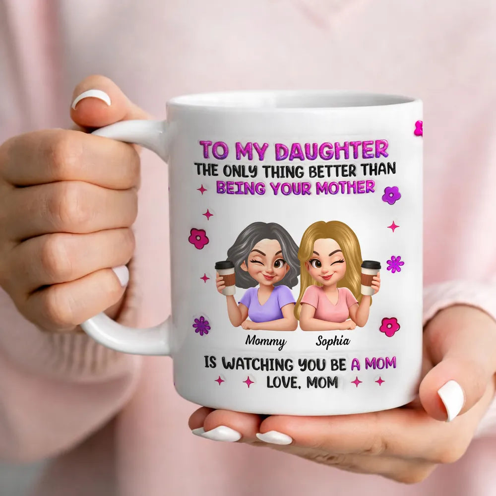 Personalized Mother-Daughter Coffee Mug Gift - Sentimental Keepsake for Daughters Cup MagicInPrints