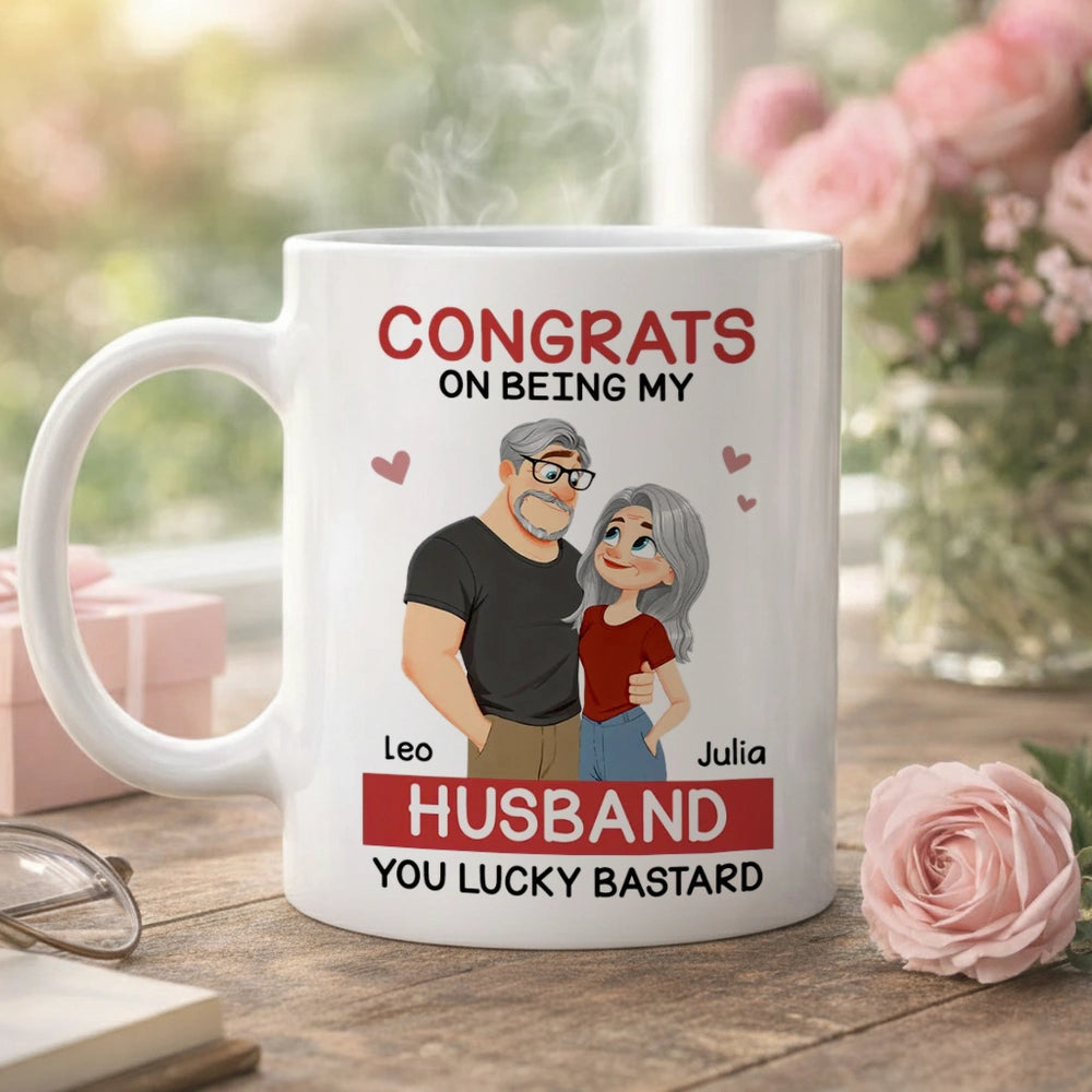 Personalized Husband Mug for Couples - Funny Gift for Anniversaries Cup MagicInPrints
