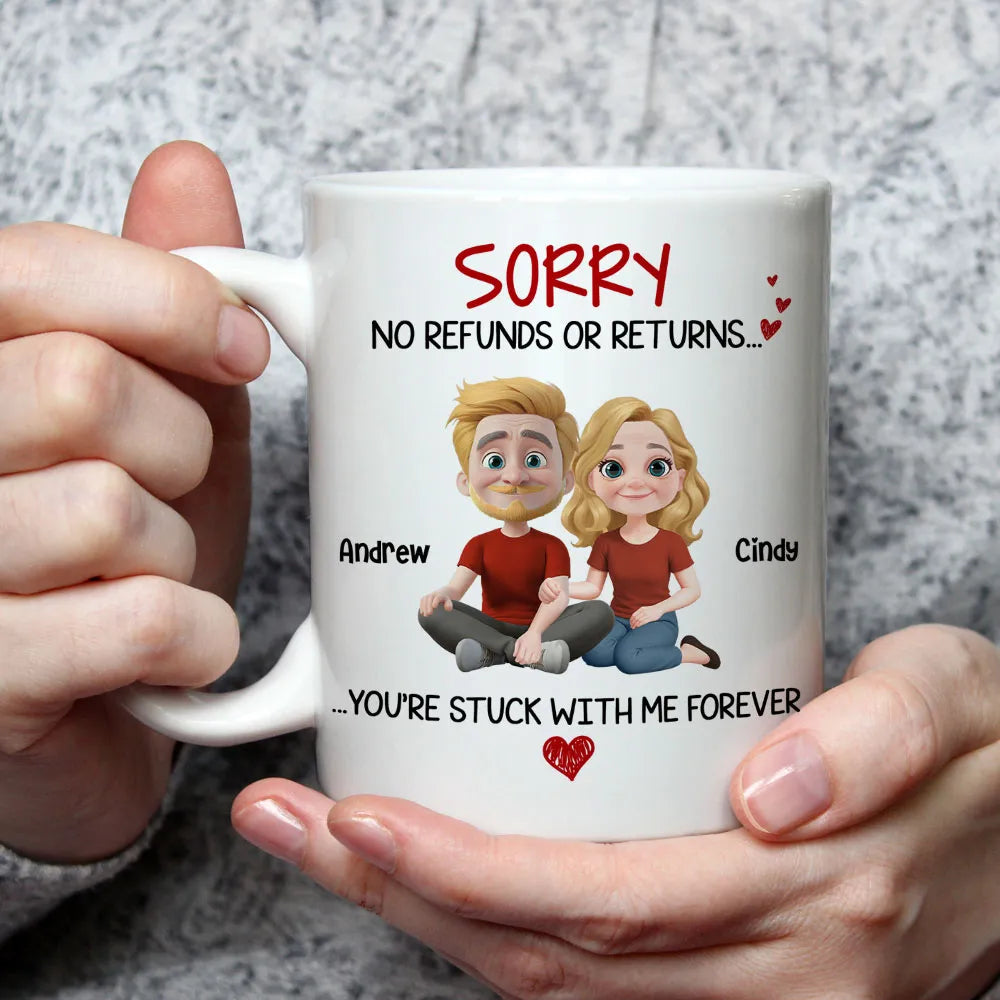 Personalized Couple Mug for Partners - Funny Romantic Gift Cup MagicInPrints