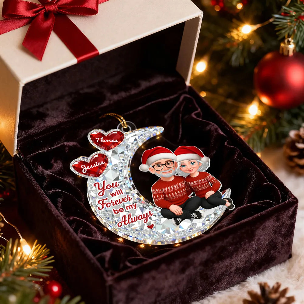 Personalized Couple Ornament for Grandparents - Christmas Gift Keepsake Ornament MagicInPrints