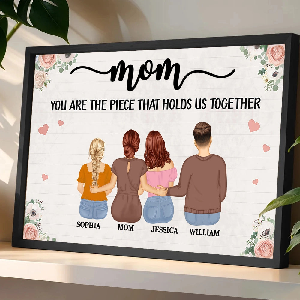 Personalized Family Canvas Wall Art for Mom - Sentimental Gift for Mother's Day Poster or Canvas MagicInPrints