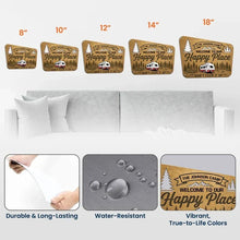 Load image into Gallery viewer, Personalized Shaped Metal Sign for RV Owners | Camping Decor
