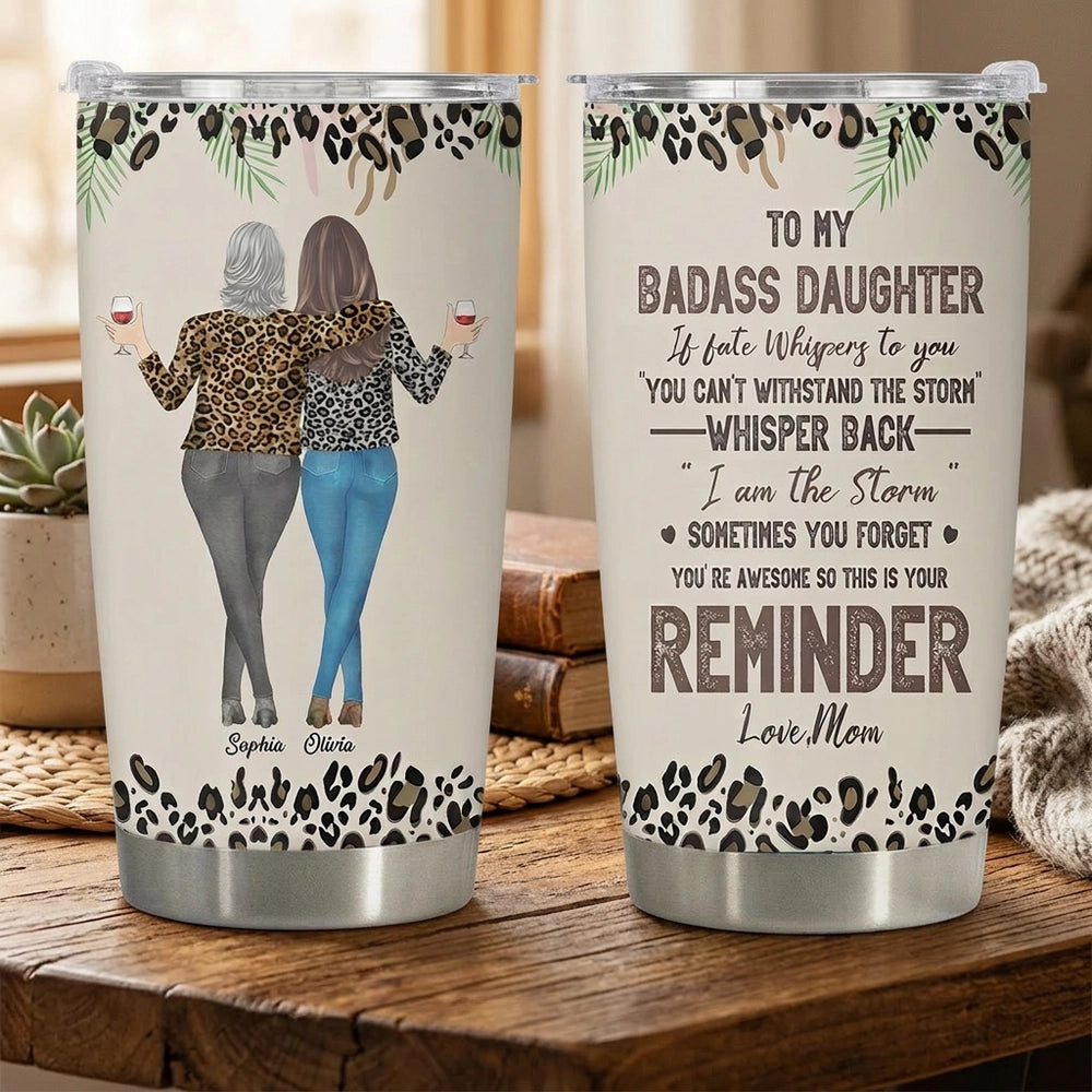 Personalized Tumbler for Daughter - Inspirational Gift from Mom Cup MagicInPrints