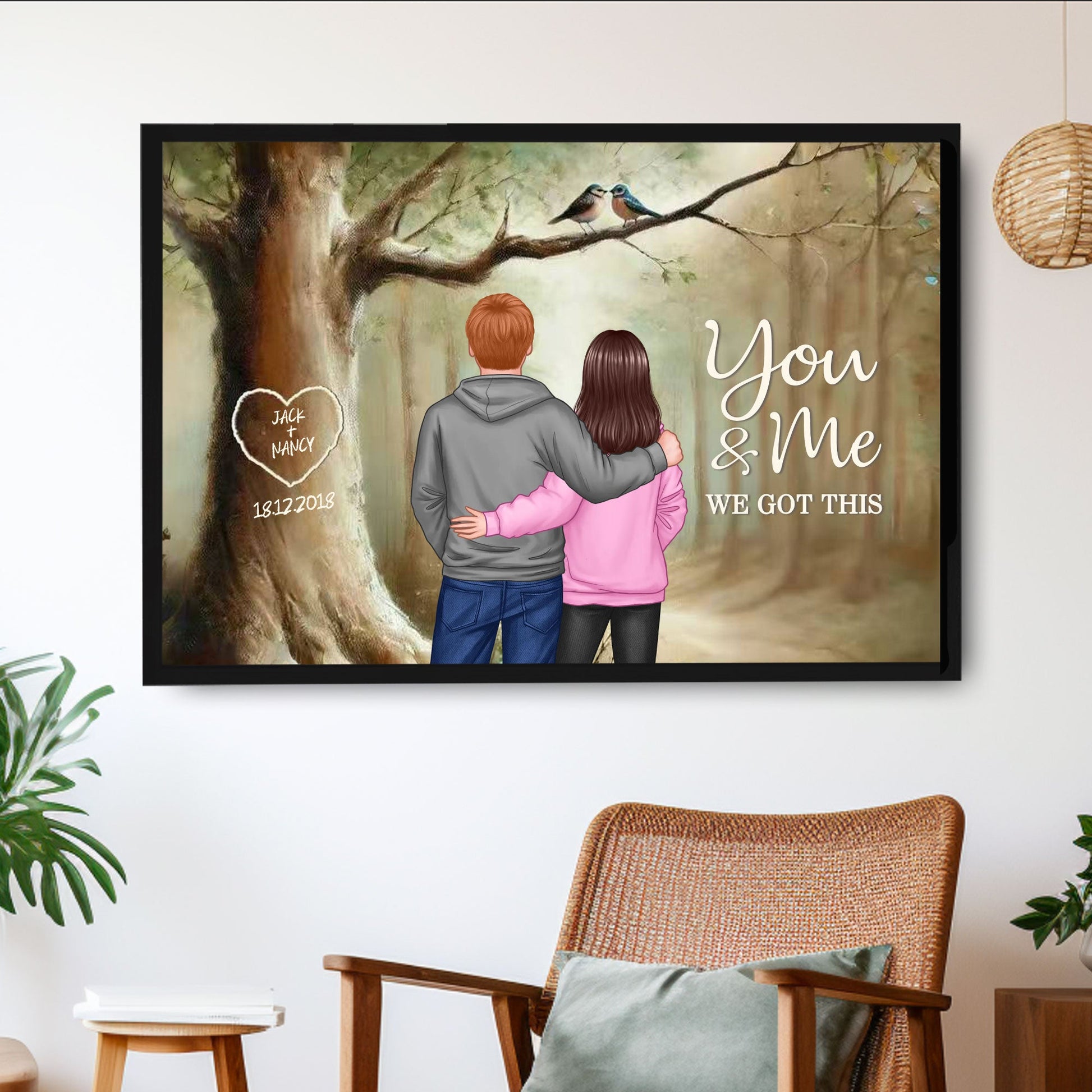 Personalized Music Plaque for Couples - Romantic Gift for Anniversaries Fridge Magnet MagicInPrints