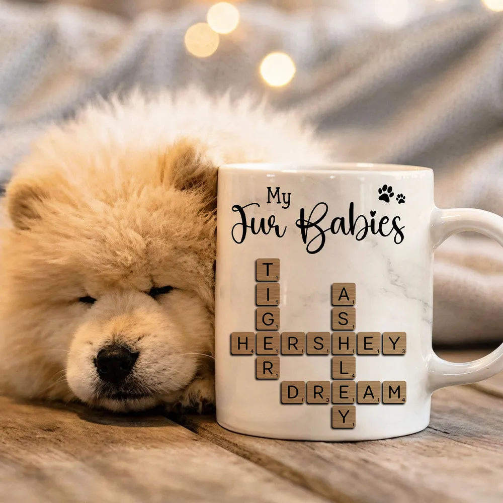 Personalized Pet Lover Mug for Dog and Cat Owners - Custom Names Gift Cup MagicInPrints