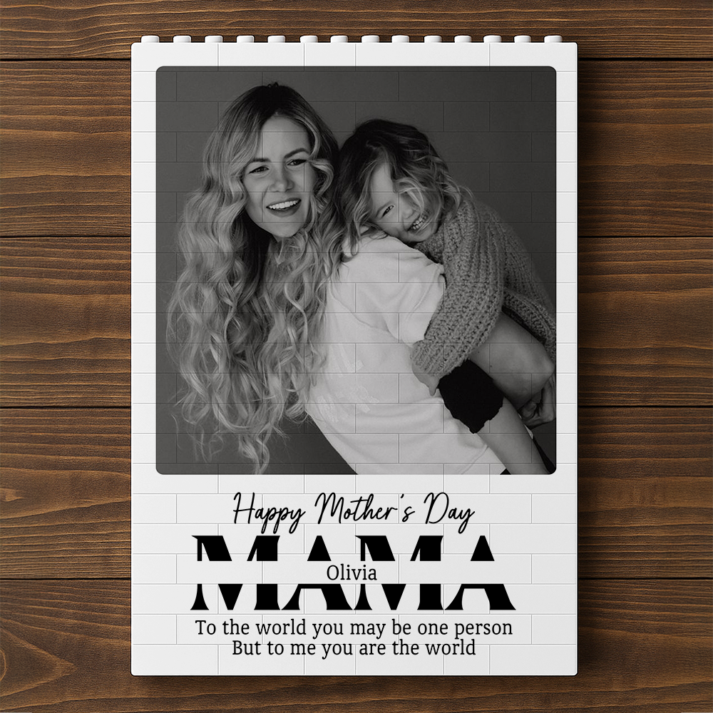 Personalized Photo Block for Mom - Sentimental Mother's Day Gift Plaque MagicInPrints