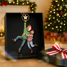 Load image into Gallery viewer, “Celebrate Your Love” - Fun Hanging Couple Ornament - Personalized Gift for Couples Ornament MagicInPrints
