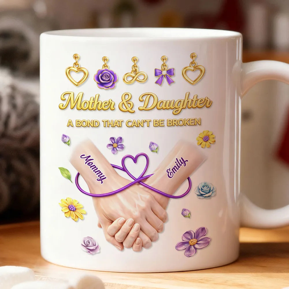 Personalized Mother & Daughter Mug for Family Bonding - Sentimental Gift Cup MagicInPrints