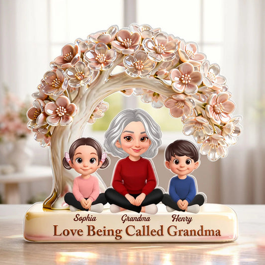 Personalized Family Tree Sculpture for Grandma - Sentimental Gift for Mother's Day Plaque MagicInPrints