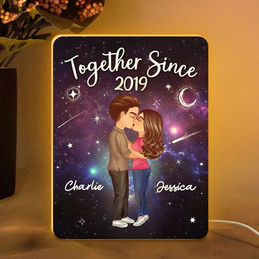 Personalized Couples Night Light Romantic Gift - Anniversary Keepsake Plaque MagicInPrints